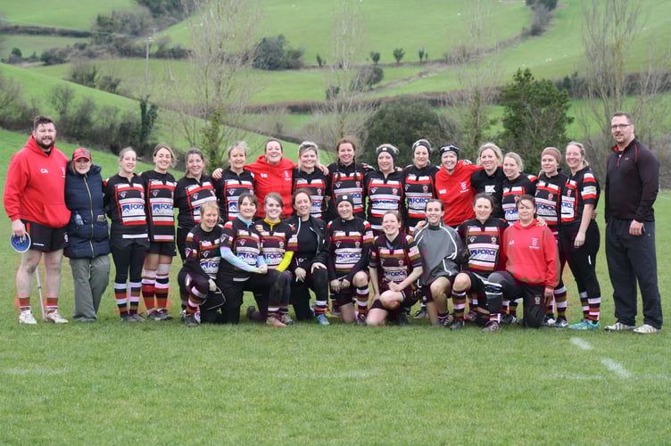 TRFC Women after one of their earliest matches v Torbay.