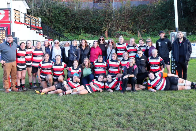 Teignmouth women celebrate 10 years of rugby