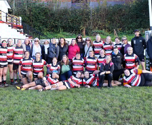 Teignmouth women celebrate 10 years of rugby