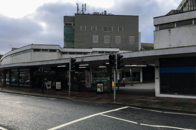 Crossways shopping centre in Paignton