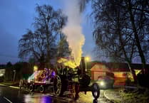 Santa's festive steam tour thrills kids in Exminster