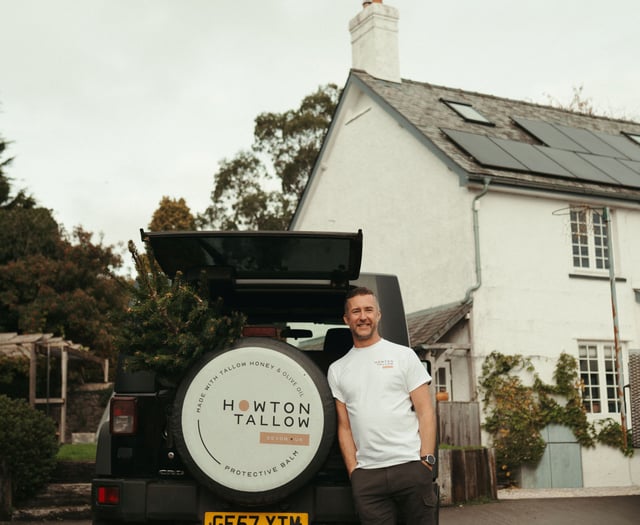 Newton Abbot tradesman's natural skincare venture