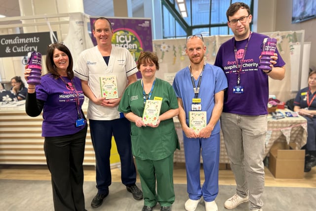 NHS staff charity cookbook to help fund hospital garden project
