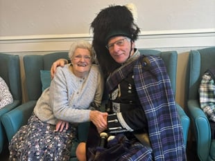 Care home celebrates Scottish culture