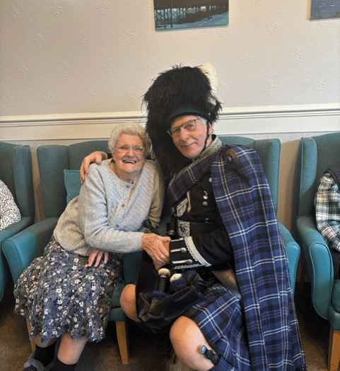 Care home celebrates Scottish culture