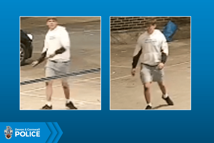 It is believed the man pictured may be able to help with enquiries. Picture: D&C Police