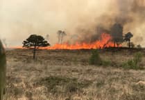 Wildfires warning issued in Devon and Somerset