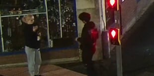 CCTV images in Newton Abbot assault