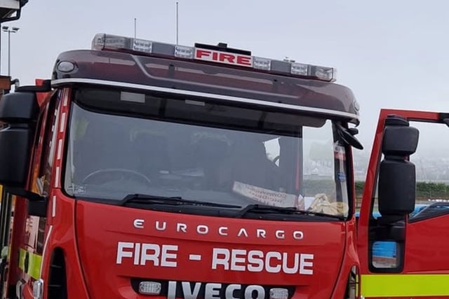 Firefighters rescue casualty trapped under vehicle 