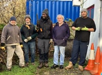 Volunteers begin community centre makeover