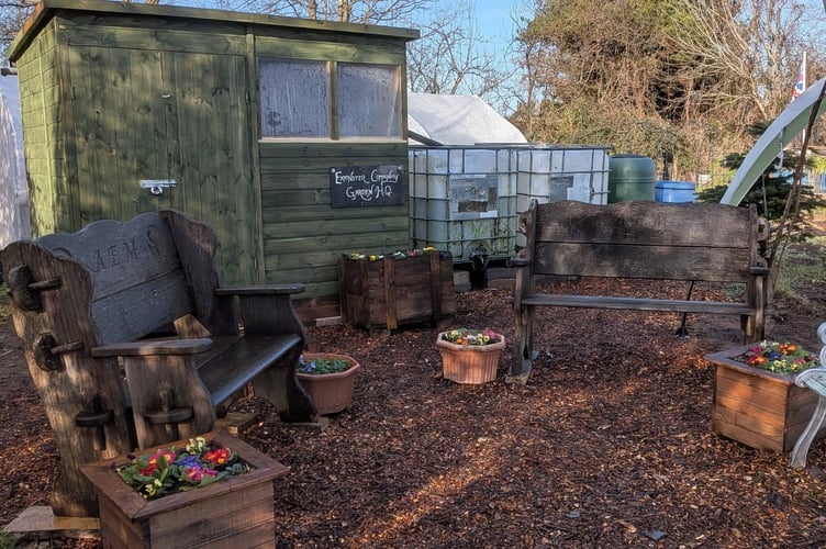 Exminster Community Garden. Photo Jeremy Pyne 
