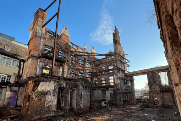 Exeter Royal Clarence Hotel site - January 2026