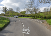 Breaking: Fallen tree blocks moorland road