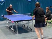 Table tennis cup and league action