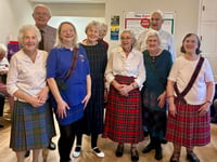 Scottish dancers delight at Bovey Tracey care home