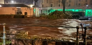 Dawlish hit by Storm Chandra flood