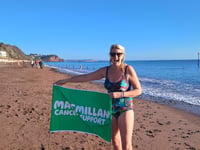 Teignmouth swimmer's chilly charity challenge