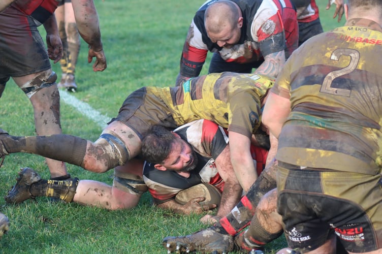 Andy Webber scores Teigns try