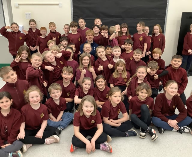 Paralympian David Hill inspires school pupils