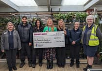 Garden centre's impressive £4,700 charity raise