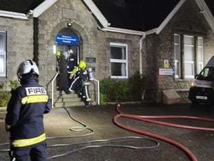 Firefighters' critical training in Teignbridge