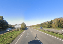 Breaking: Traffic queuing on A38 after crash near Chudleigh Knighton