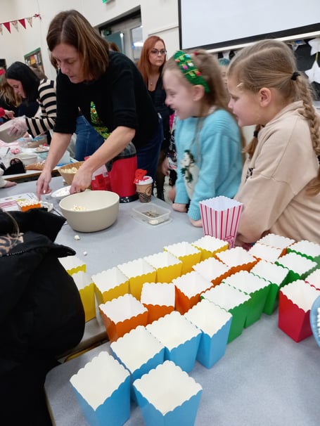 Rydon Primary School children working on their apprentice challenge. Photo contributed 
