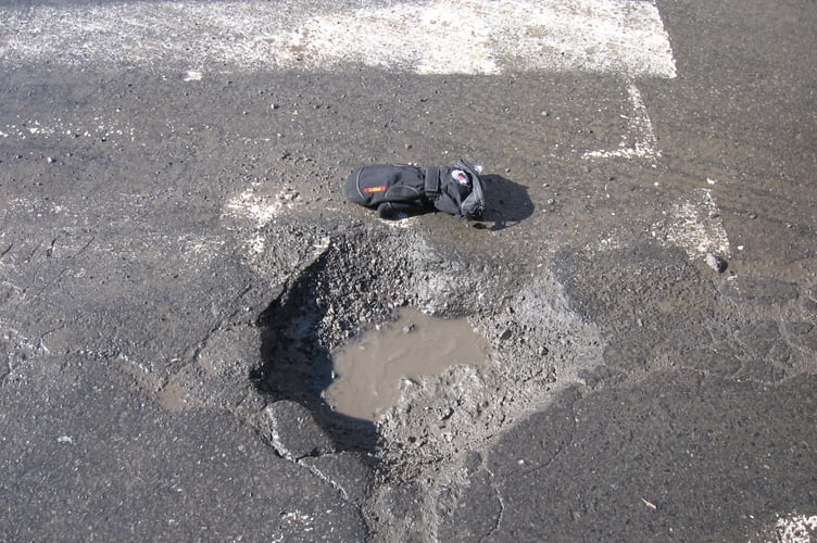 Pothole 'disgrace' in Teignbridge