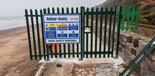 Walkers reminded to stay away from sea wall 