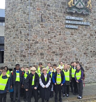 Children experience justice system at Plymouth Court