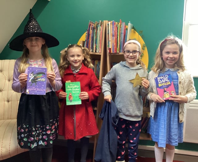 Children celebrate reading on World Book Day 