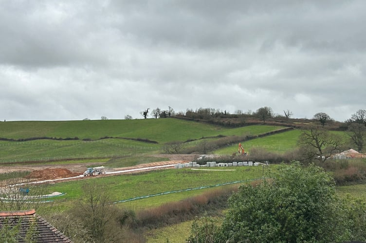 Work on Wolborough NA3 site. Image Newton Says No 