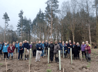 Local community helps plant a new woodland