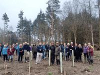 Local community helps plant a new woodland