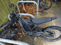 E-bike seized after rider's near miss with car