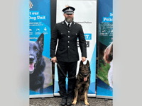 Police dog team triumphs in regional trials