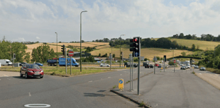 Biker checked over by ambulance crew after Hamelin Way collision 