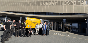 'Manic Street Sweeper' keeping hospital clean