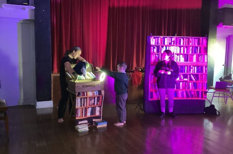 MED Theatre performed at Dunsford Community Academy. Photo contributed