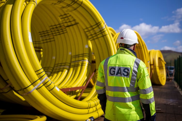 Wales and West Utilities gas pipe upgrade continues. Photo Wales and West Utilities