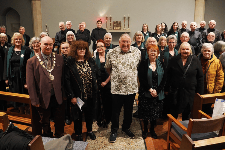Choir 86 celebrated its 40th anniversary at St Joseph’s Church, Newton Abbot