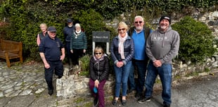 New name plaque for historic corner of Bovey Tracey