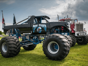 Gigantic trucks returning to Devon airfield for major festival