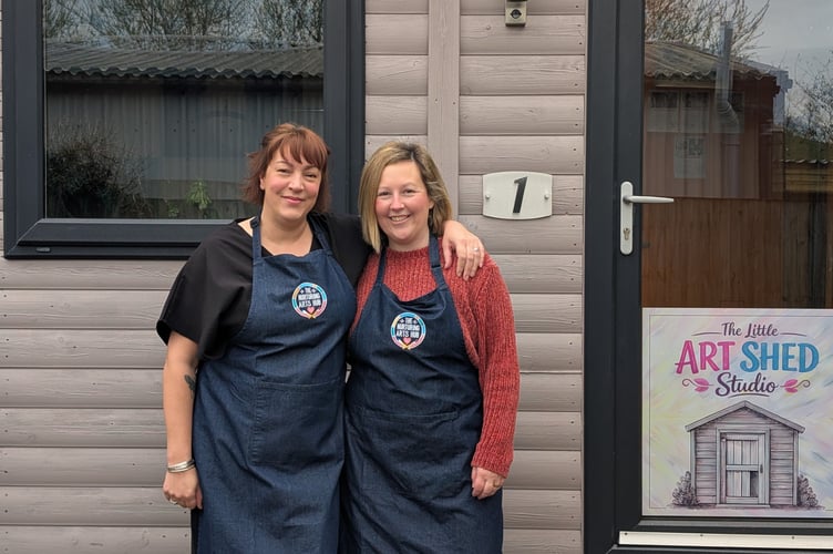 Nurturing Arts Hub CIC, left, director Natalie Naumann, right, founding director Laura Slatter. Photo contributed 