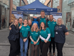 Fostering team covers 810 miles to highlight need for foster carers