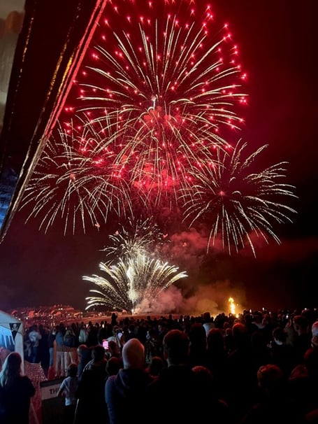 Fireworks will go ahead in Shaldon. Photo Shaldon Parish Council 
