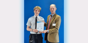 Police cadet Haydn named High Sheriff of Devon's cadet 