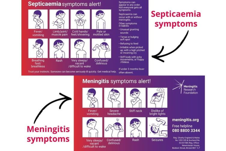 While the risk of meningitis remains low in Devon, the county council is raising awareness of the symptoms. Picture: DCC