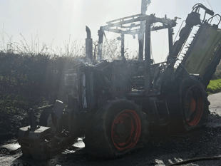 Tractor '100 per cent' destroyed by fire 