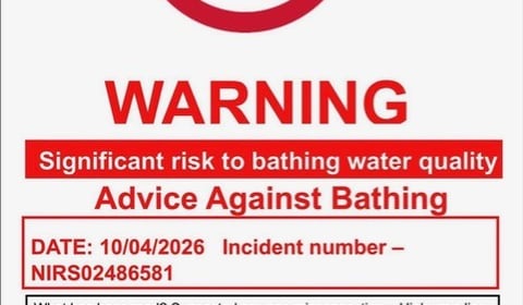 Sewage leak warning affecting Shaldon beach 